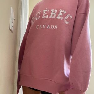 Blush pink Quebec sweatshirt! 💖